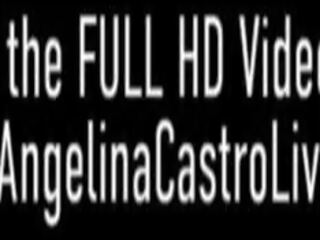 Terrific Massage And Pussy Fucking&excl; Cuban deity Angelina Castro Gets Dicked&excl;