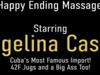 Terrific Massage And Pussy Fucking&excl; Cuban deity Angelina Castro Gets Dicked&excl;