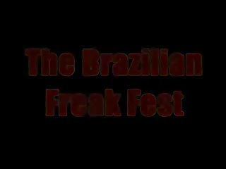 Brazilian 3some orgy party freakfest