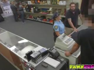 Miss Police Officer Sucking dick And Fucked In Her Pussy
