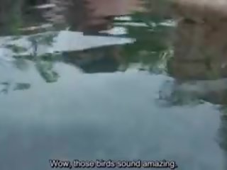 Subtitled ocensurerad pov japanska bathhouse avsugning