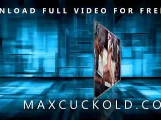 Maxcuckold.com Blonde Chat Her Husband With Black Bull